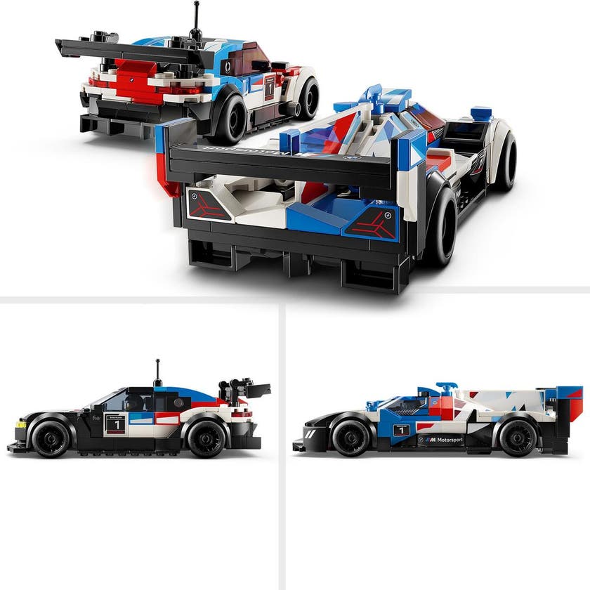 LEGO 76922, BMW M4 GT3 og BMW M Hybrid V8 racerbiler