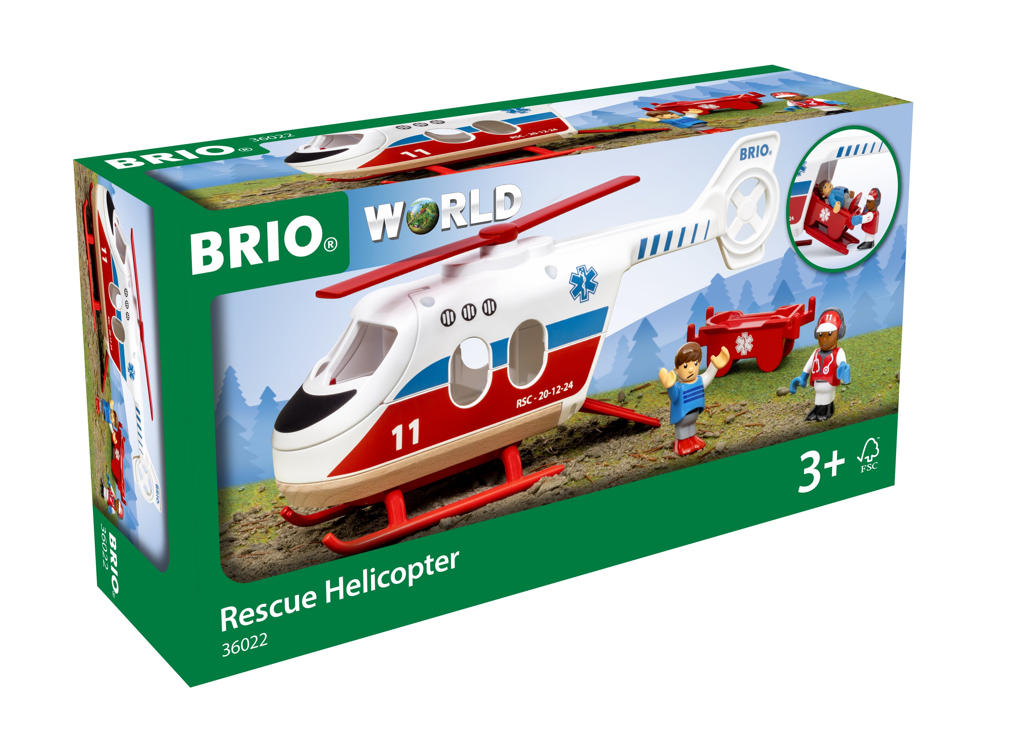 BRIO Tog, Redningshelikopter