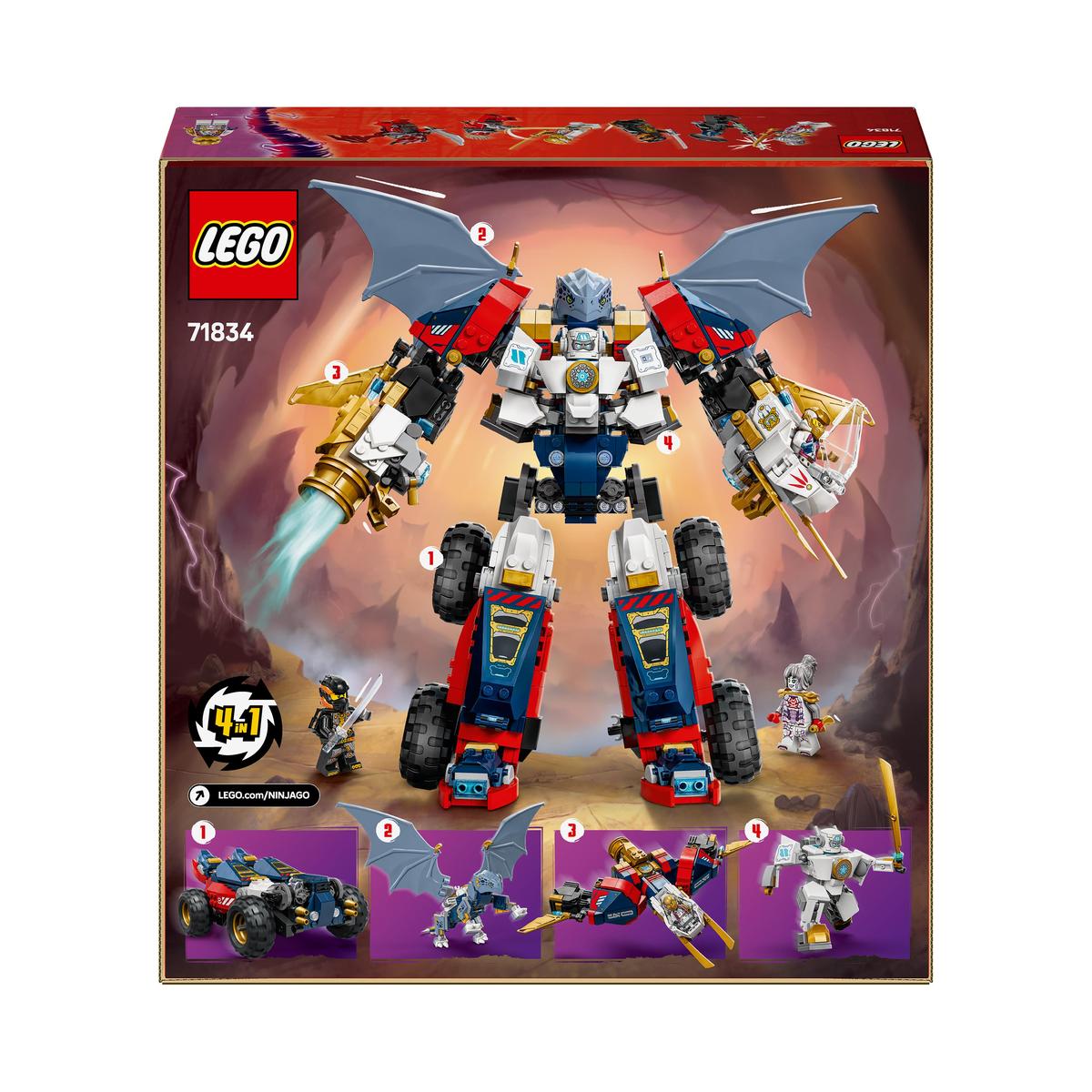 LEGO Ninjago 71834, Zanes ultrakombinasjonsrobot