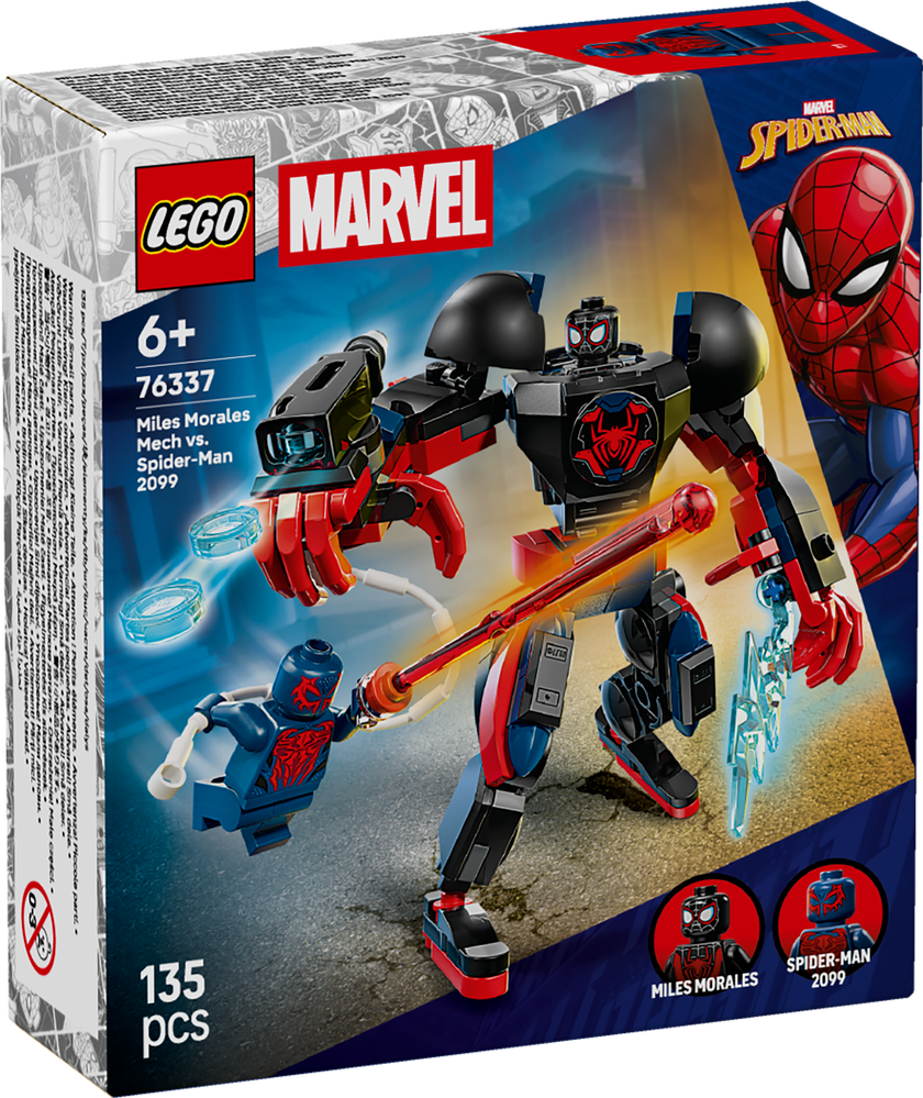 Miles Morales-robot mot Spider-Man 2099