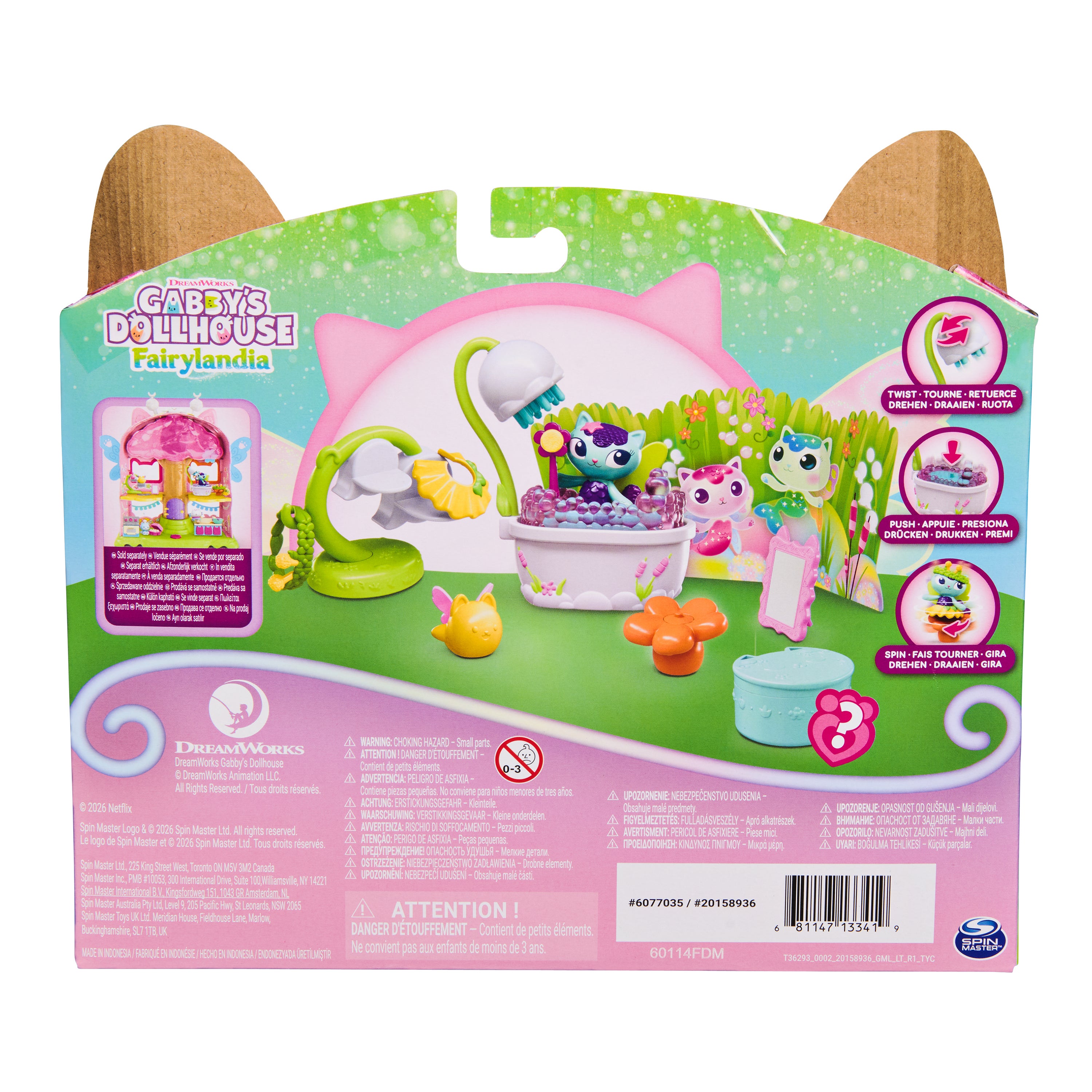 Gabby's Dollhouse Mercat Fairy Badrom