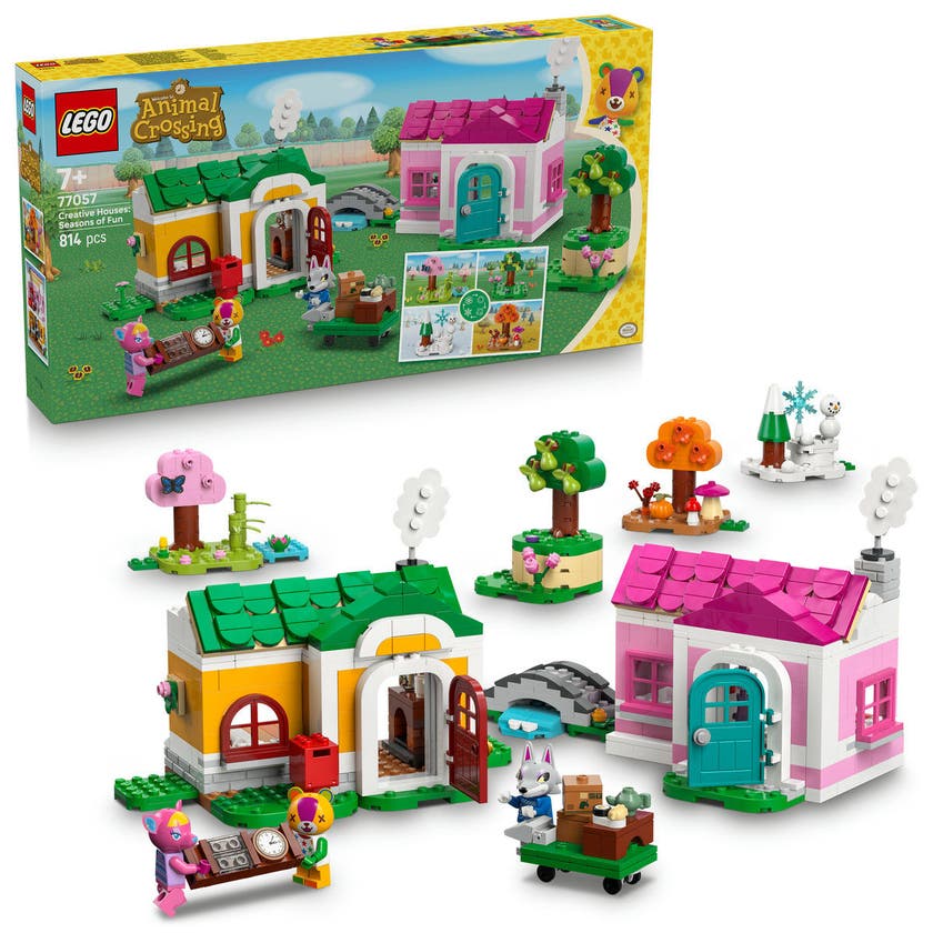 LEGO Animal Crossing 77057, Kreative hus: morsomme årstider