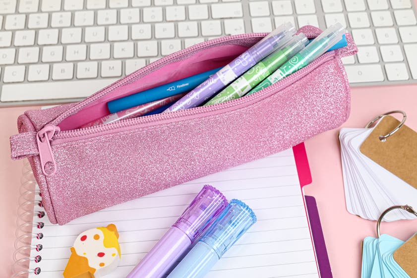 Penalhus Glitter Rosa