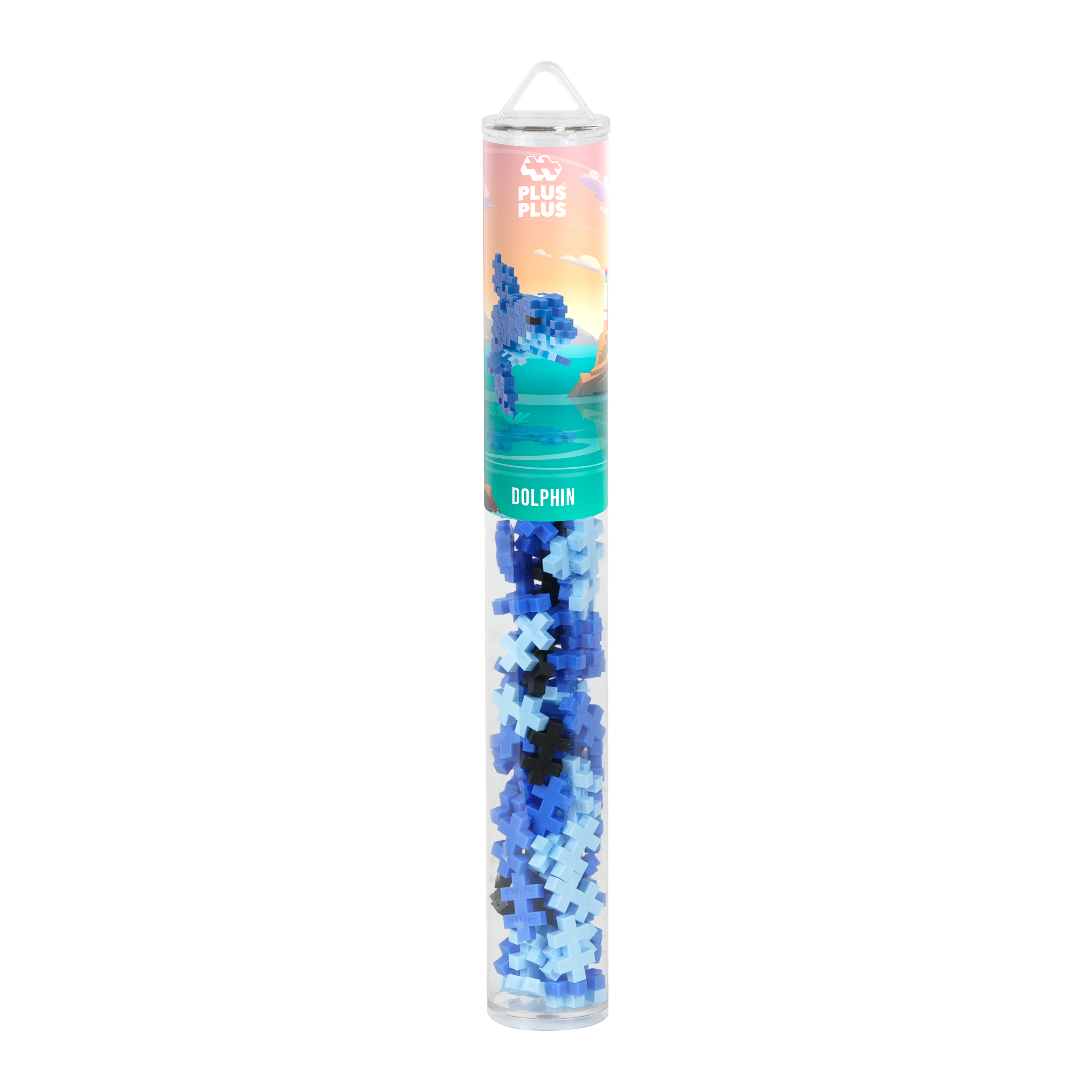Plus-Plus - Dolphin / 100 pcs Tube
