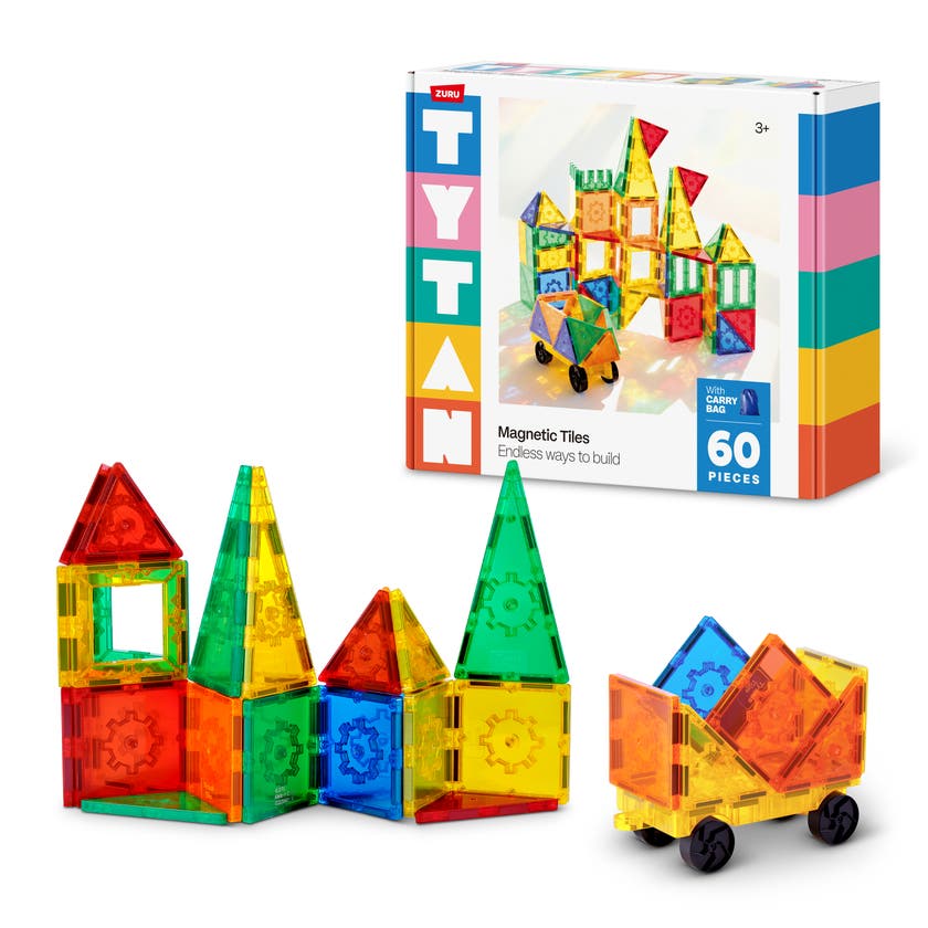 TYTAN Magnetiske byggeplater 60-sett