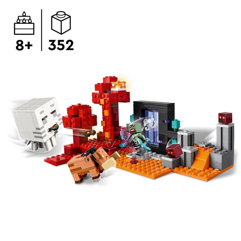 LEGO Minecraft 21255, Angrep ved Nether-portalen