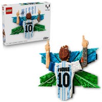 LEGO® Editions Lionel Messi feirer seieren. Byggesett 43018