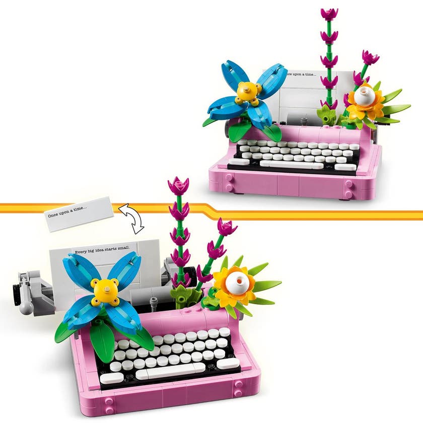 LEGO Creator 31169, Skrivemaskin med blomster