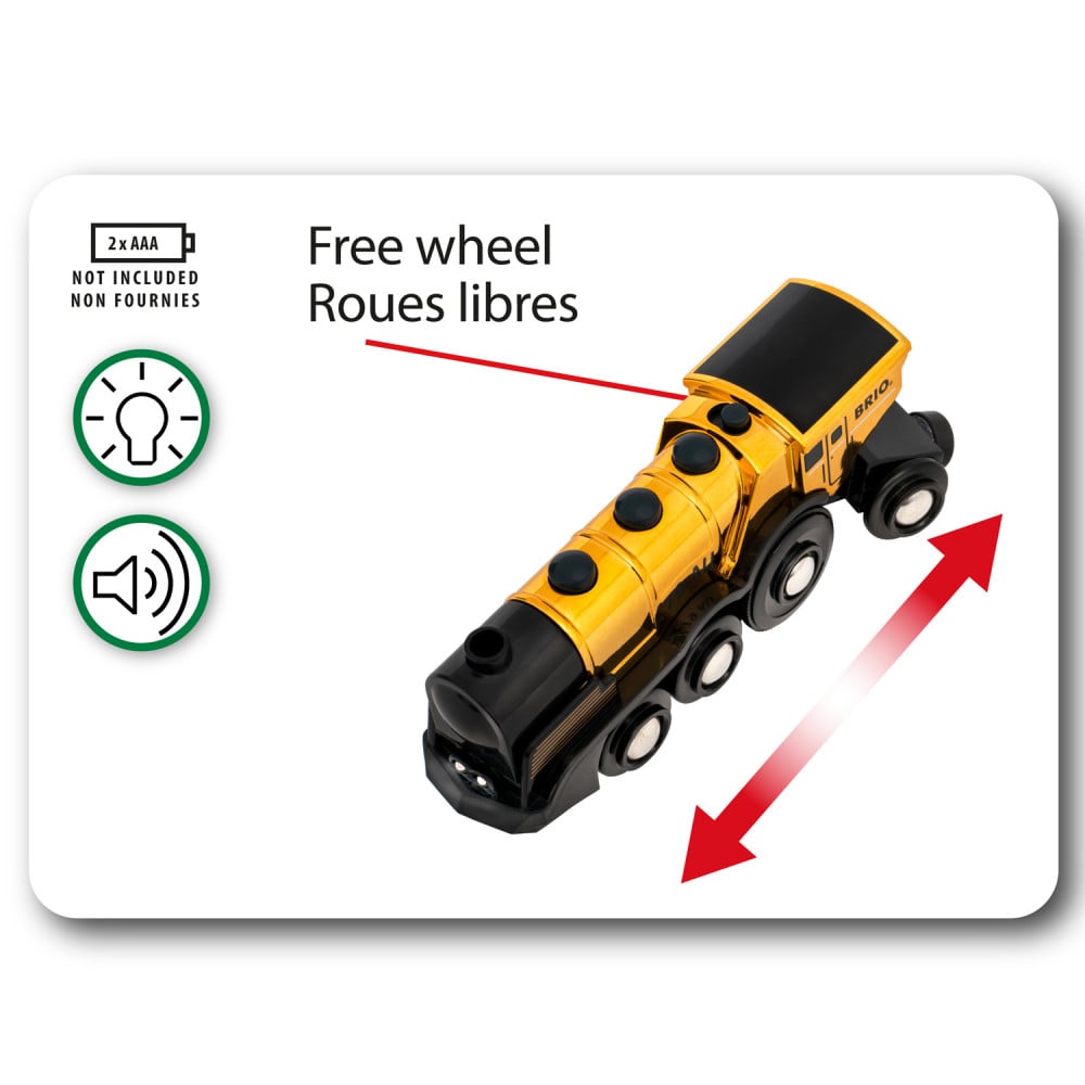 Brio Tog, Meget kraftig gull-Action-lokomotiv