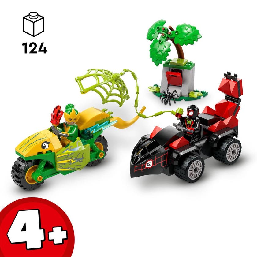 LEGO Spidey 11198, Spins og Electros jakt med dinosaurkjøretøy