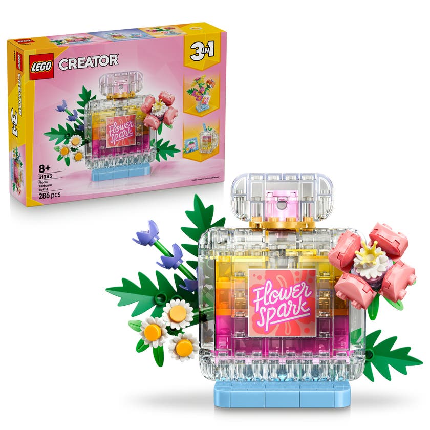 LEGO® Creator 3-i-1 Parfymeflaske med blomsterdekor 31383