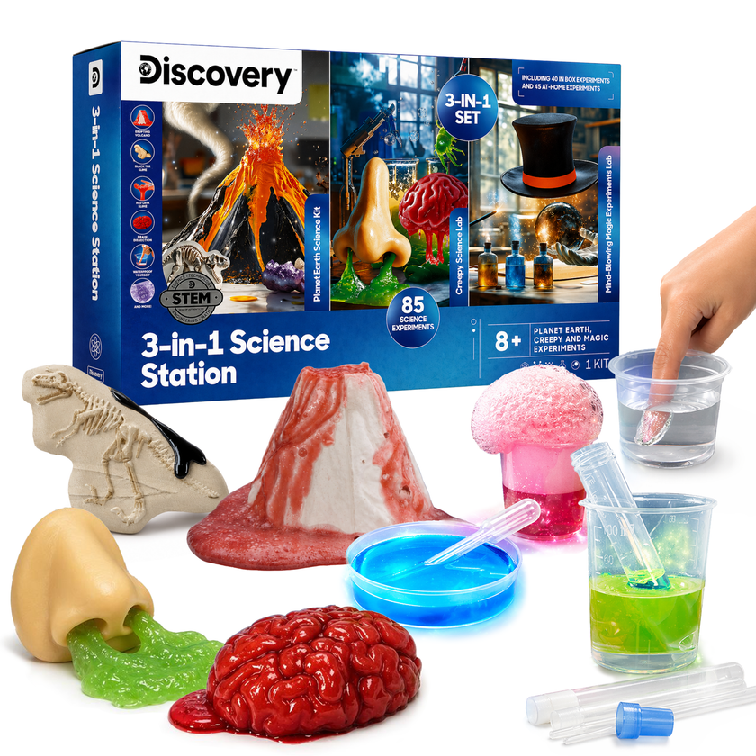 Discovery 3-i-1 eksperimentkasse