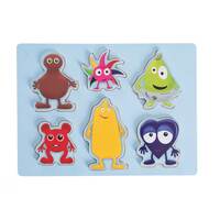 Teddykompaniet, Babblarna- Formpuslespill, 6 figurer, 1–3 år