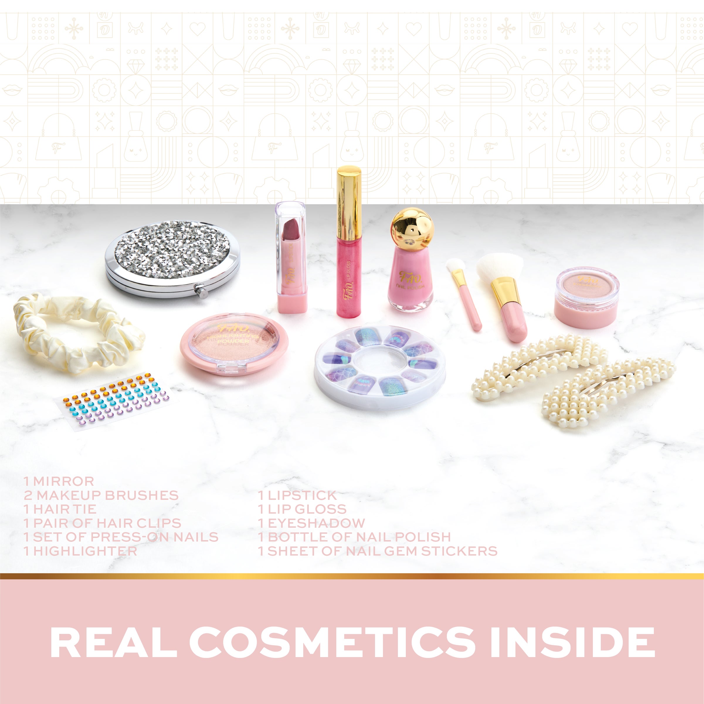FAO Schwarz Makeup Surprise 12-delers sminksett
