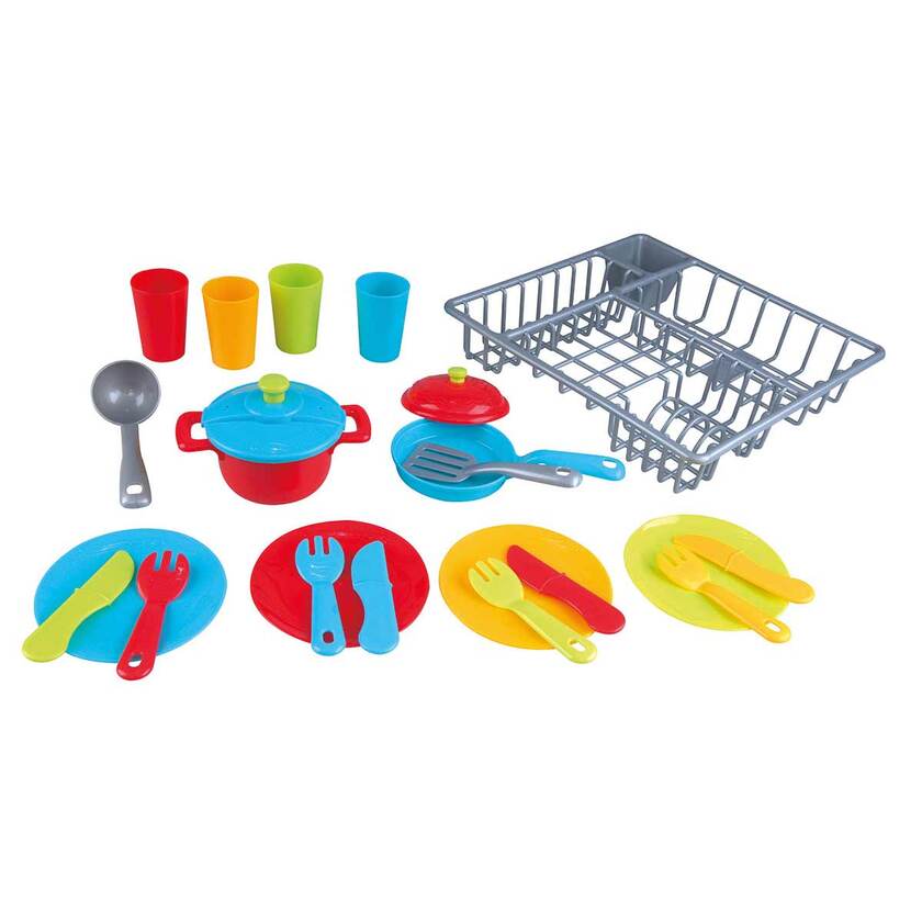 PAP, tallerkenstativ med kjøkkenartikler