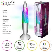 Stage - Lavalampe Glitter 36 cm