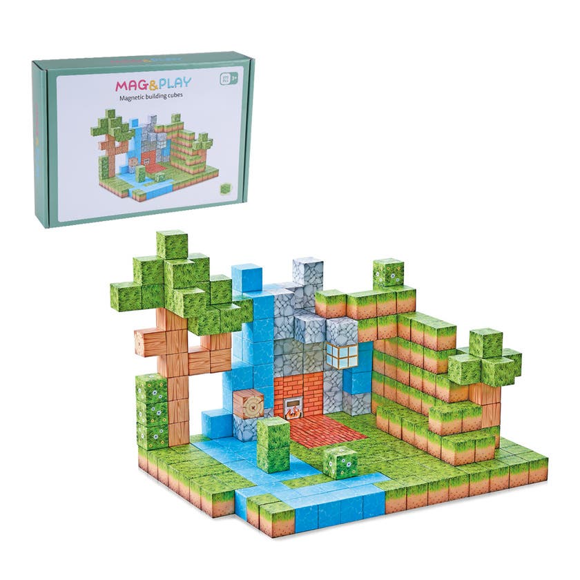 Mag&Play - Building cubes 2 cm 275 stk