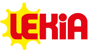 Lekia-logo – leker og barneprodukter på nett og i butikk.