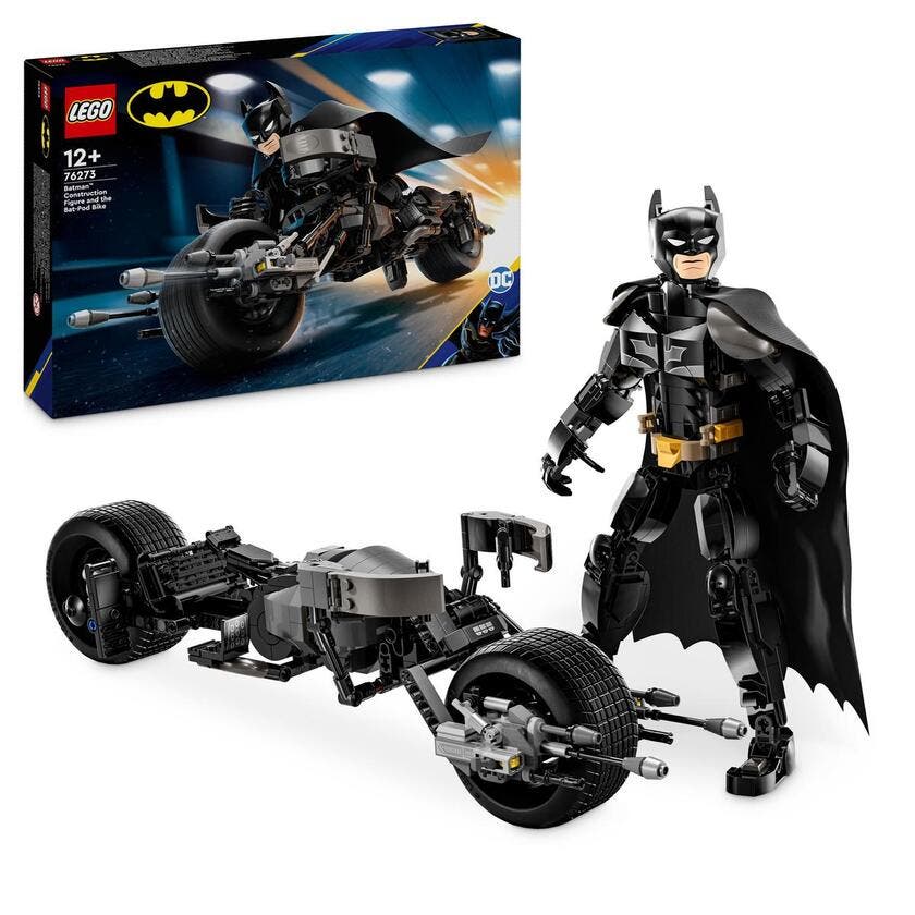 LEGO DC Batman 76273, Batman byggefigur og Batpod-sykkelen