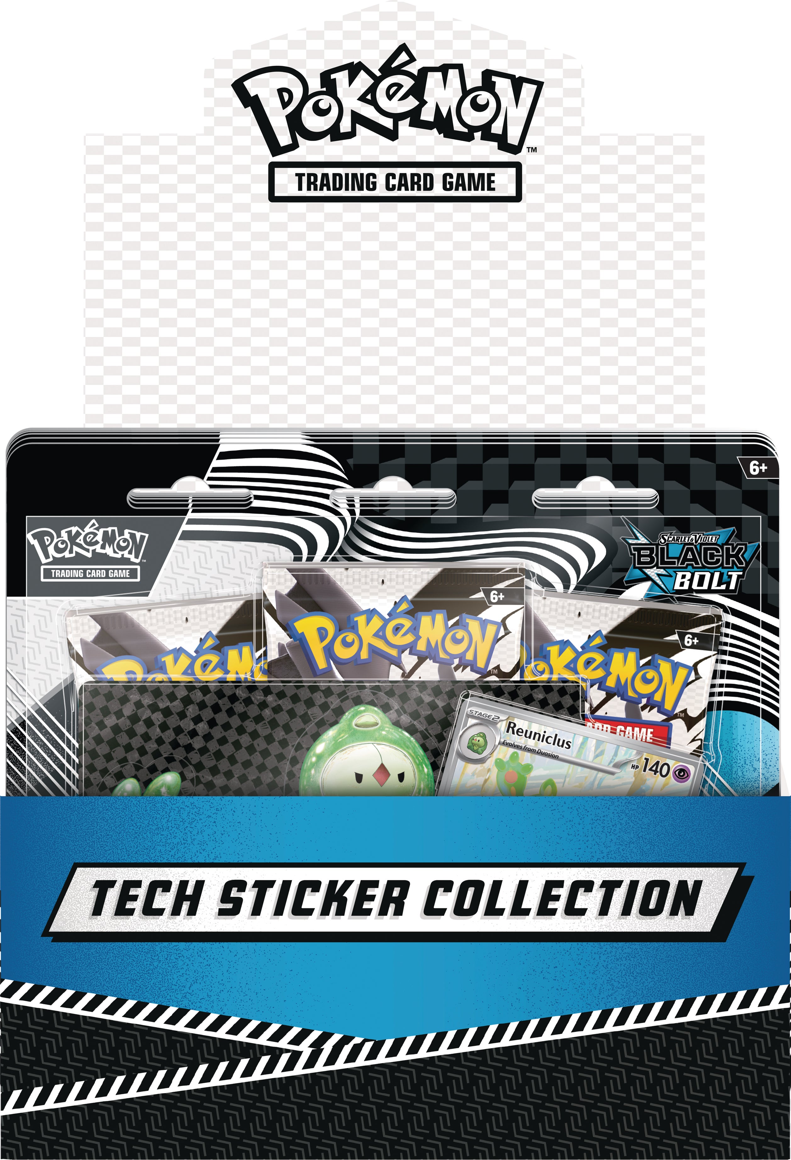 Pokemon Tech Klistremerkekolleksjon Scarlet & Violet, Black Bolt