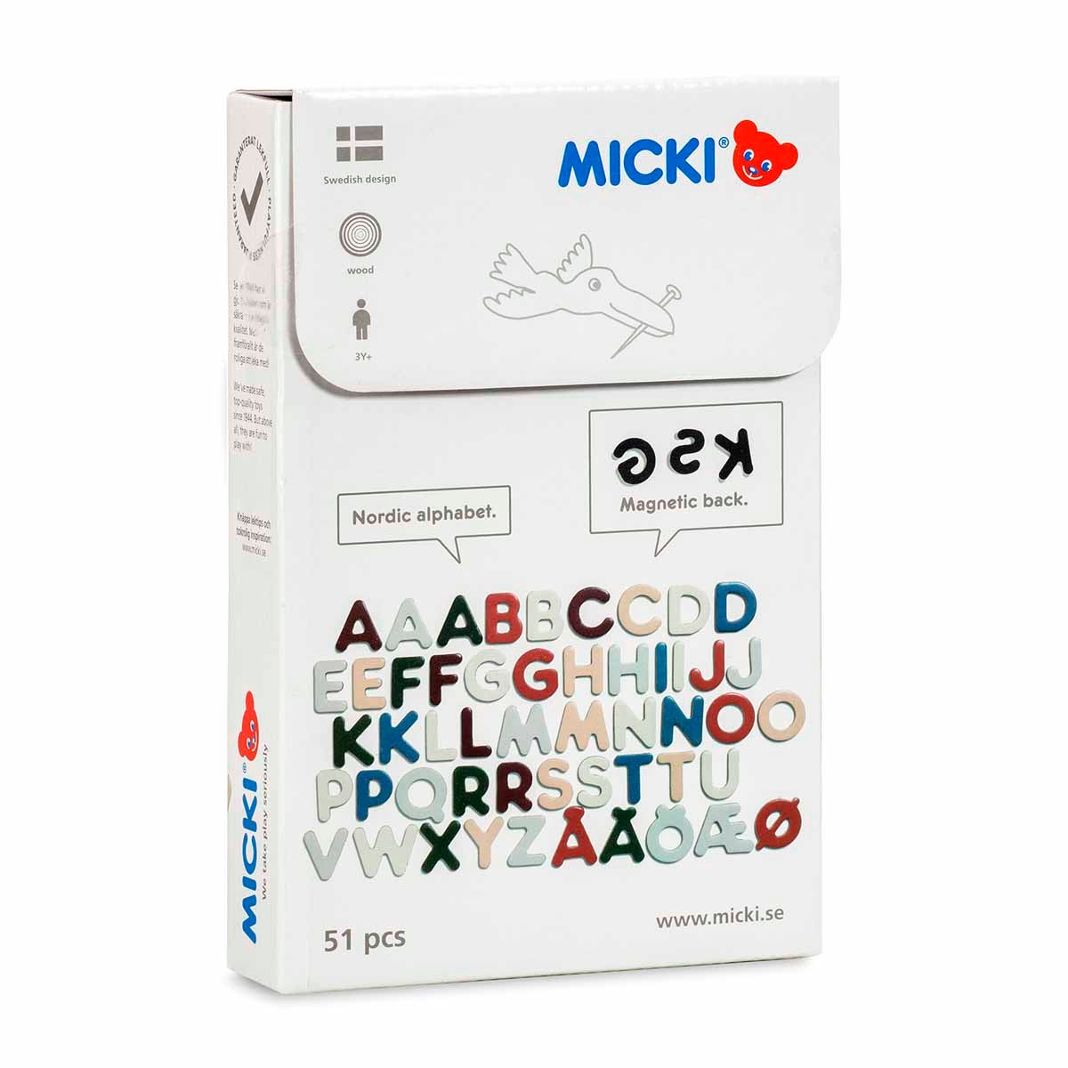 Micki Senses, magnetbokstaver