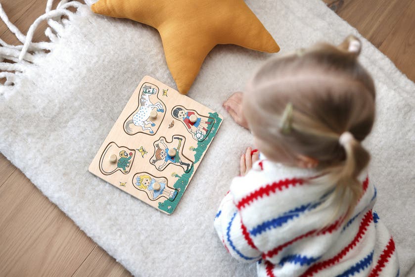 Pippi, Knopp-puslespill, 5 Deler