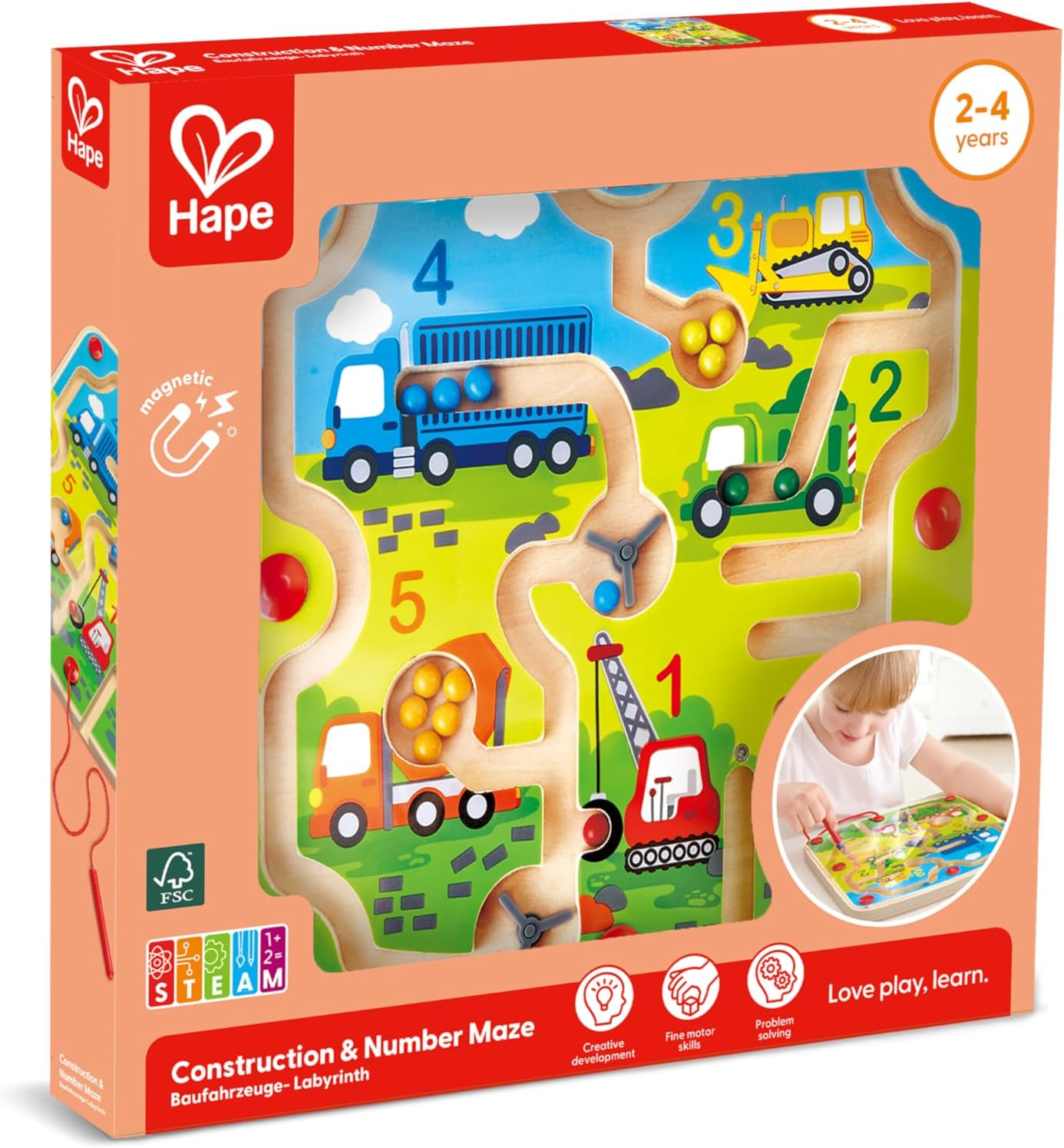 Hape Construction & Number Maze
