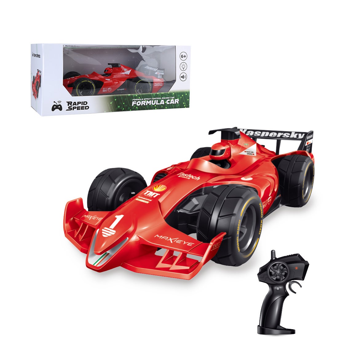 Rapid Speed - R/C Formula bil rød RTR