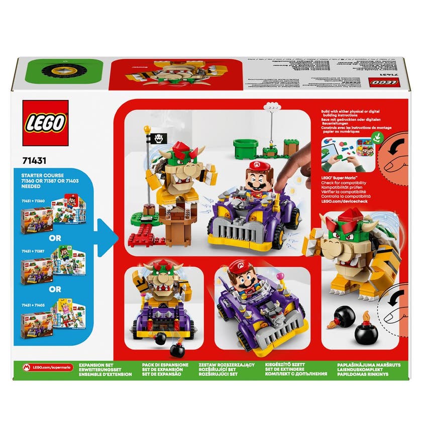 LEGO Super Mario 71431, Bowsers muskelbil – Ekspansjonssett