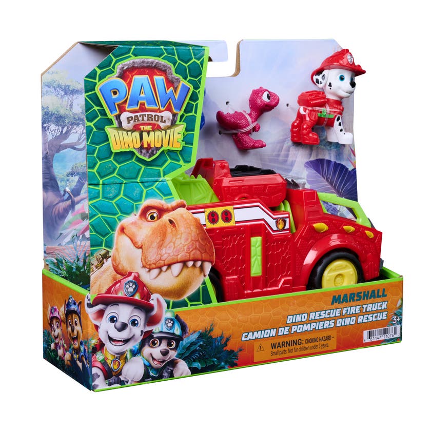 Paw Patrol Dinosaur-tema lekebil Marshall