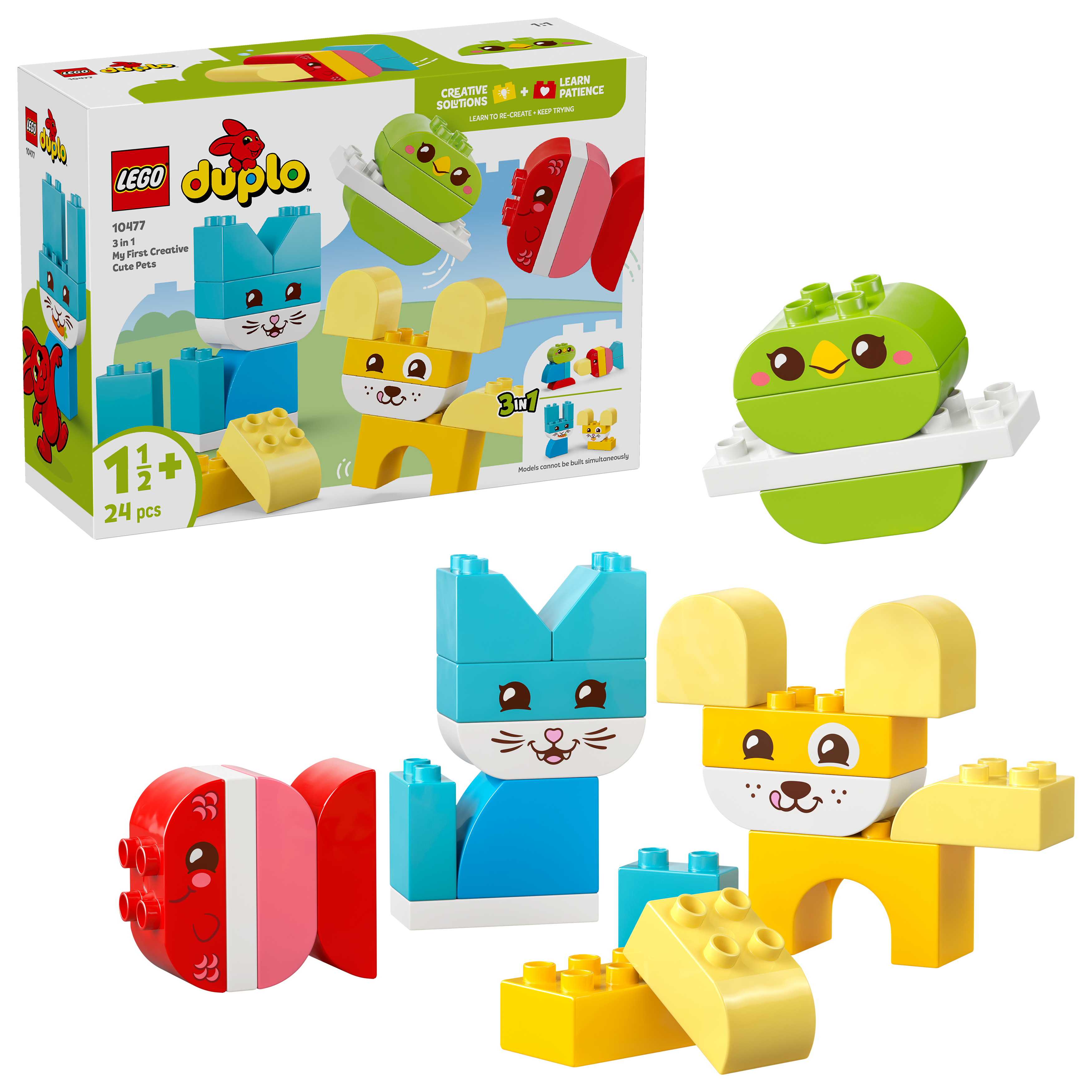 3-i-1 Kreative, søte kjæledyr