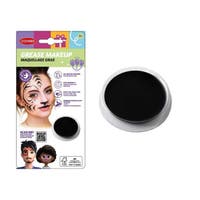 Halloween, Grease Make-Up - Rund brett - 14G Svart