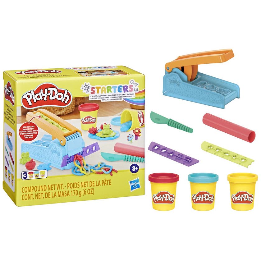 Play-Doh Fun Factory Starter Set med verktøy og 3 bokser leire