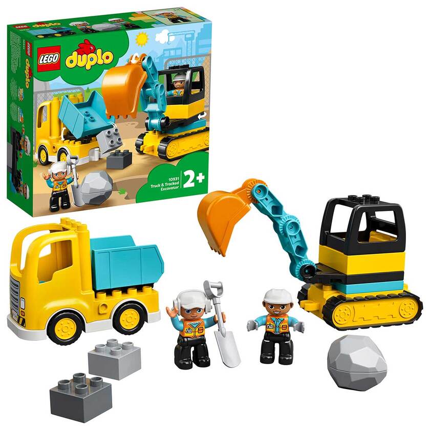 LEGO Duplo 10931, Lastebil og gravemaskin