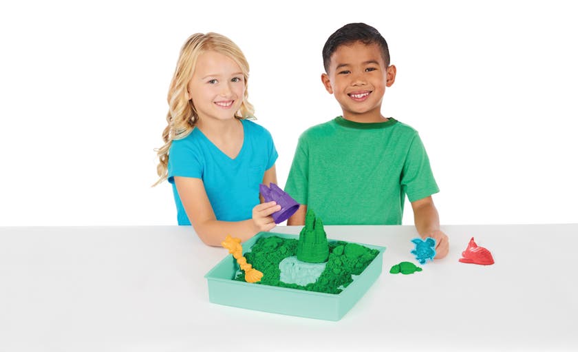 Kinetic Sand, Sandkasse Sett – grønn