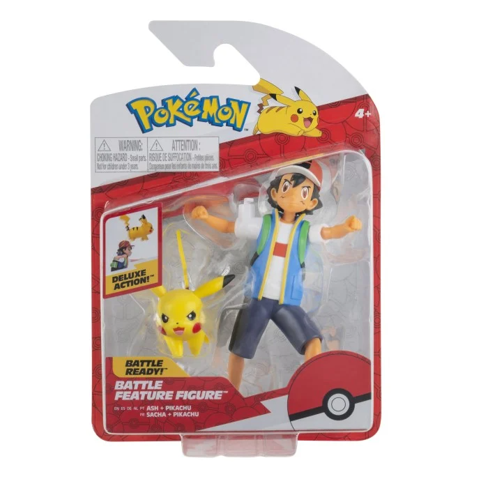 Pokémon Ash og Pikachu Figurer