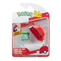 Pokemon, Clip N Go, Bulbasaur #1 Med Poké Ball