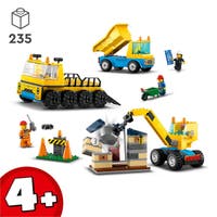 LEGO City 60391, Byggkjøretøy og kran med rivningskule