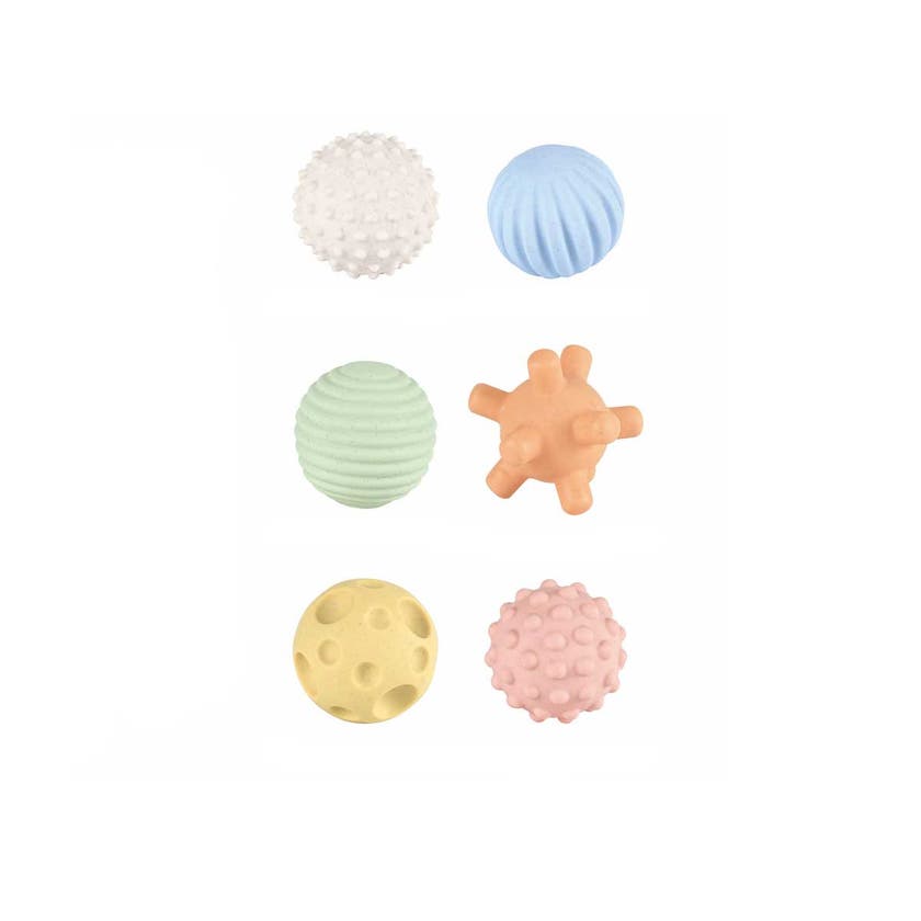 KID, Teksturballer 6 stk Pastell