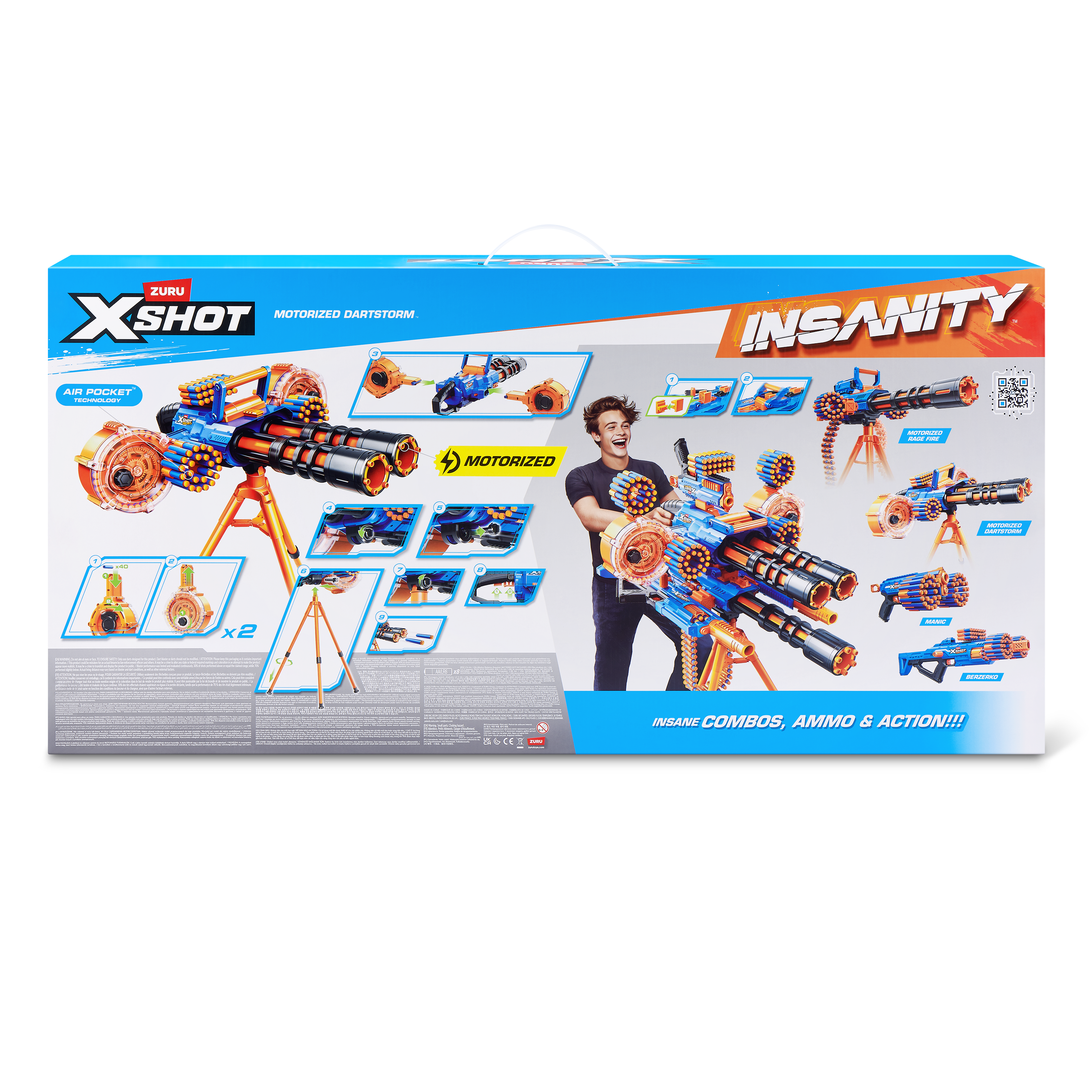 XSHOT Insanity Motorisert Blaster