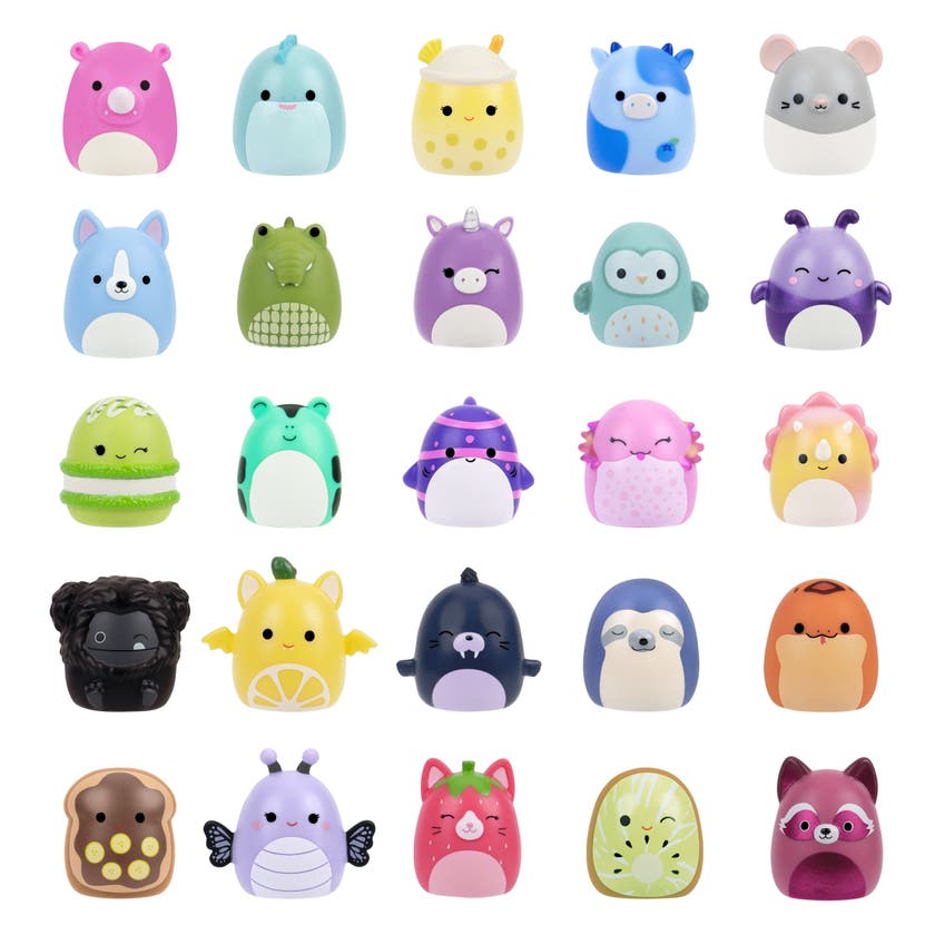 Squish-a-longs gummiballer 2,5 cm 25-pakk