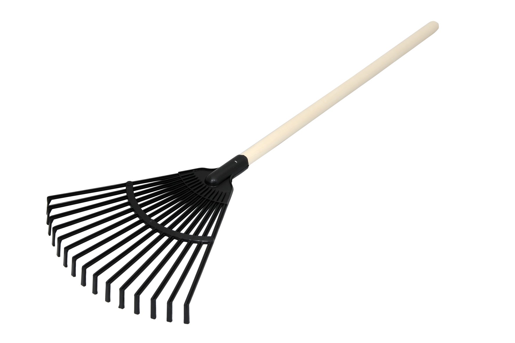 Plasto - Løvrake med treskaft asst farger