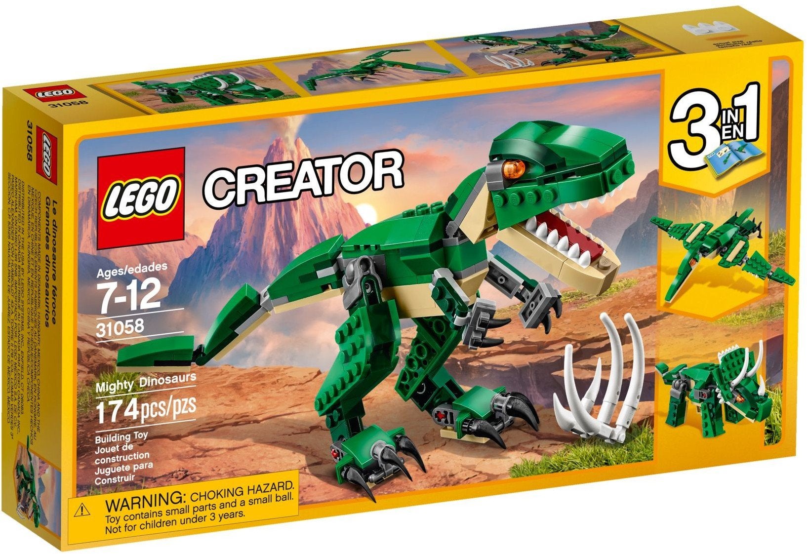 LEGO Creator 31058, Meget kraftige dinosaurer