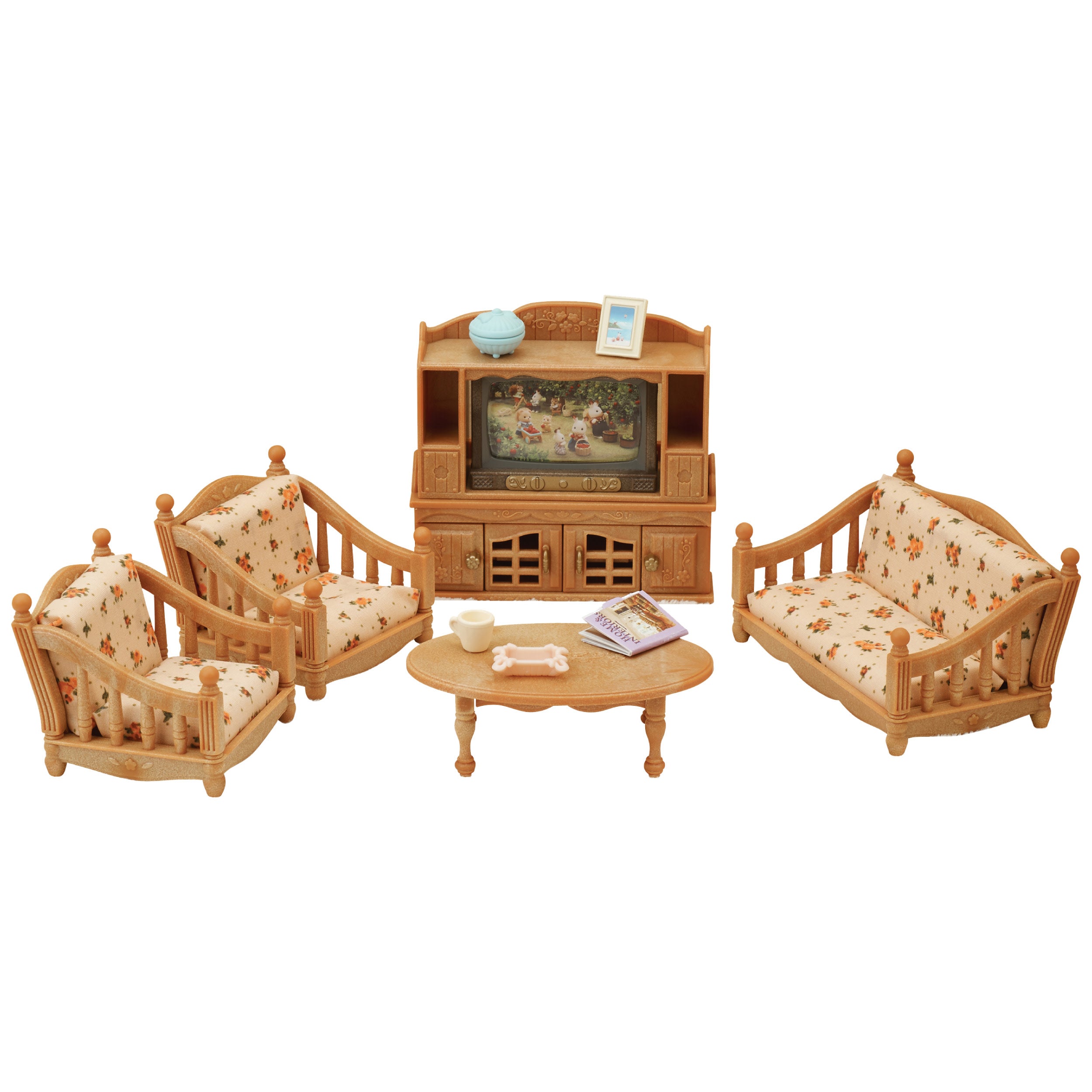 Sylvanian Families - Sofagruppe med TV-sett