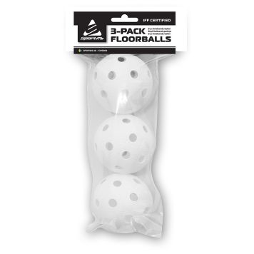 Innebandyball 3-pk, Hvit