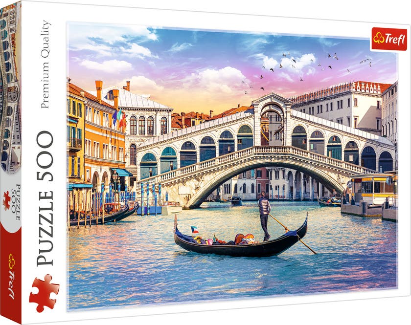 Trefl puslespill Rialto Bridge Venezia 500 deler