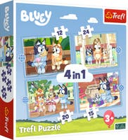Trefl Bluey Puslespill 4 i 1