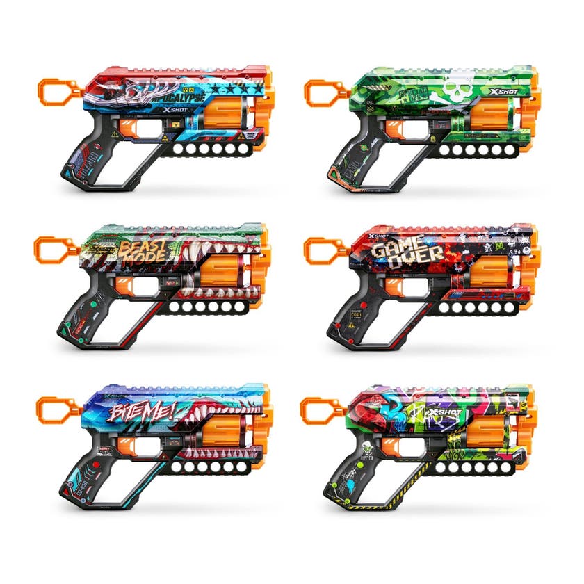X-Shot, SKINS, Reflex 6 (12 piler)