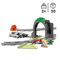 LEGO DUPLO Town 10425, Togtunnel og skinner – Ekspansjonsett