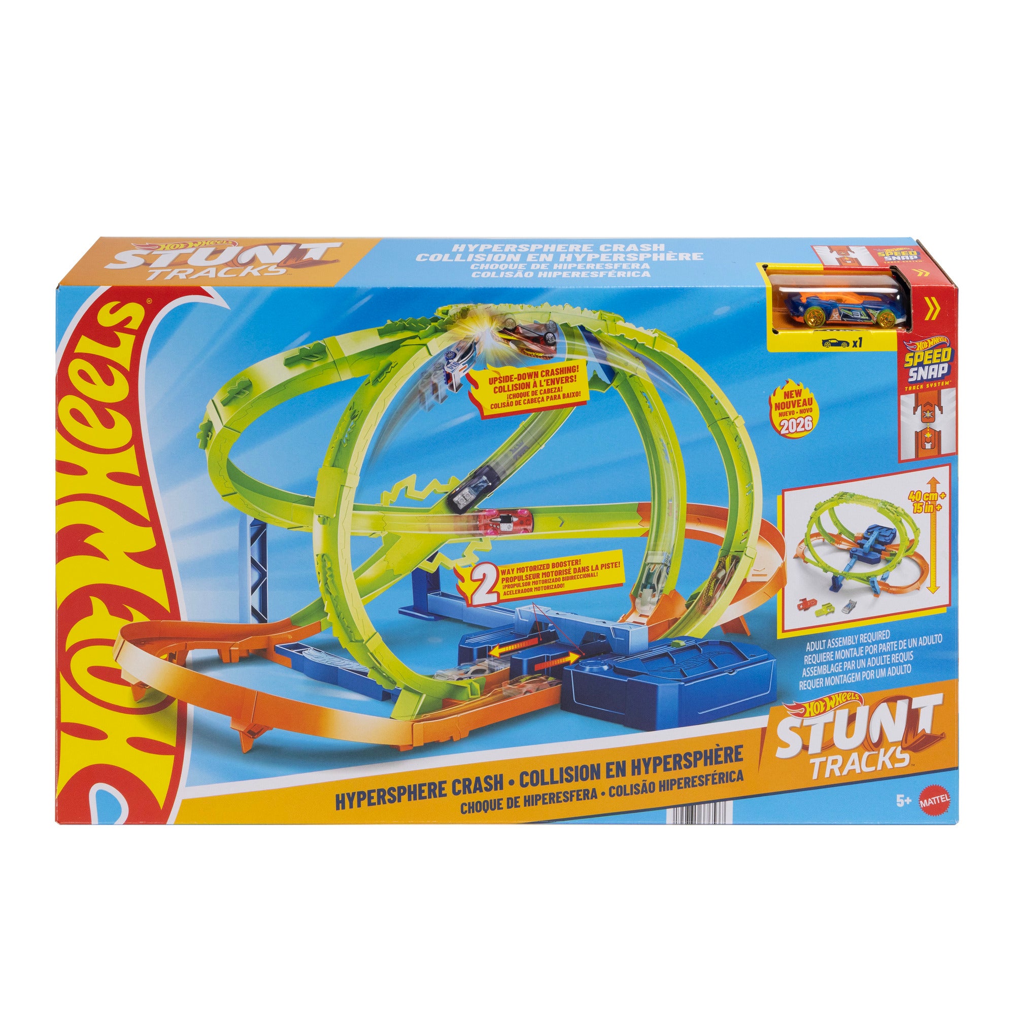 Hot Wheels Stunt Tracks Hypersphere Crash